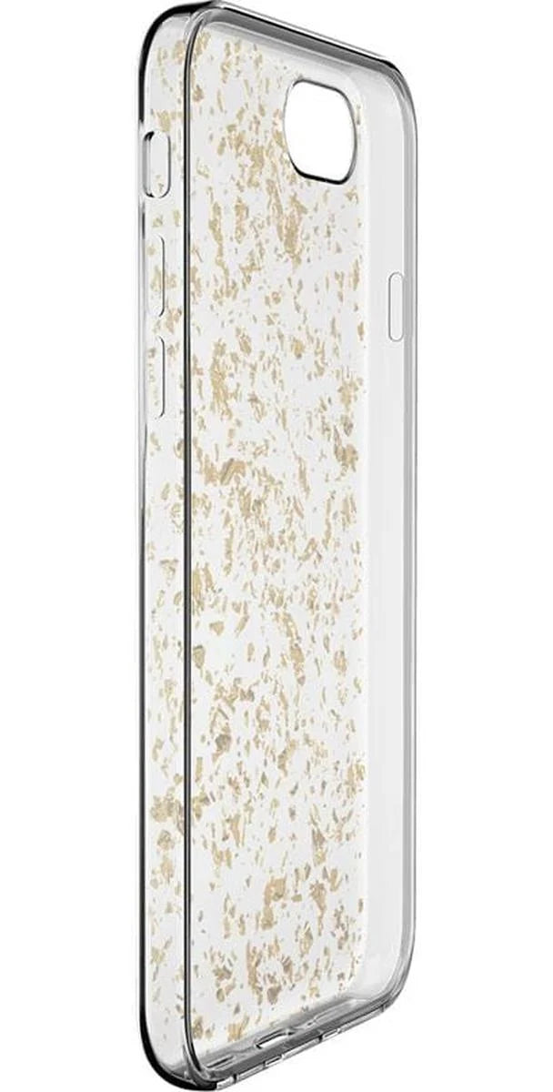 Morning Sparkle | Rose and Gold Flaked Clear Case