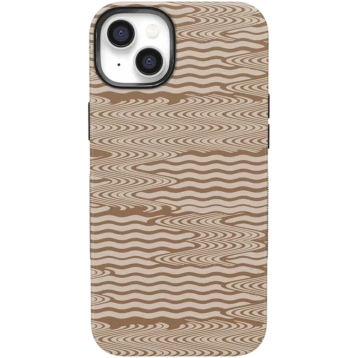 Mocha Ripple | Brown Waves Case