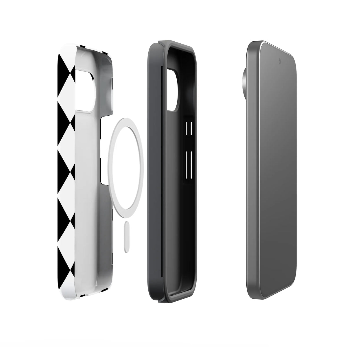 Black Checkerboard | High Contrast Design Case