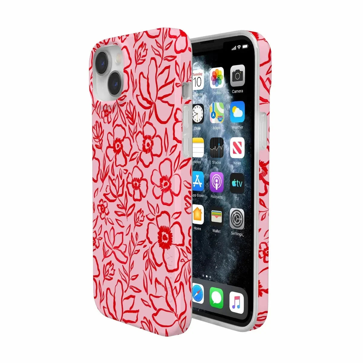 Blush Garden | Floral Doodle Case