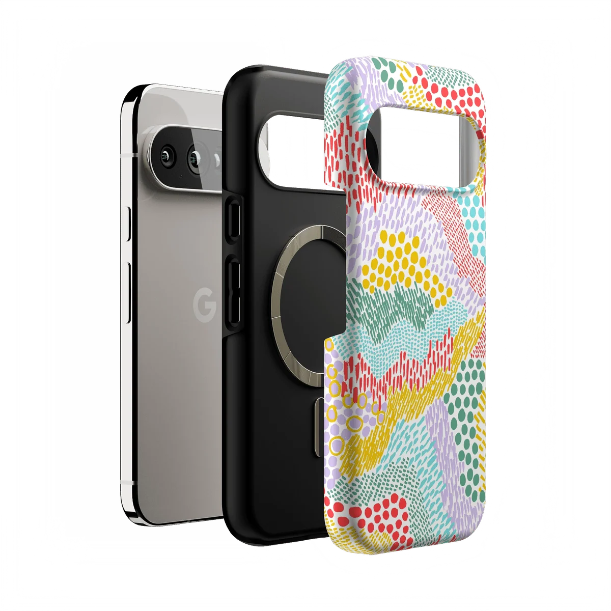 Color Me Happy | Pattern Colorblock Case