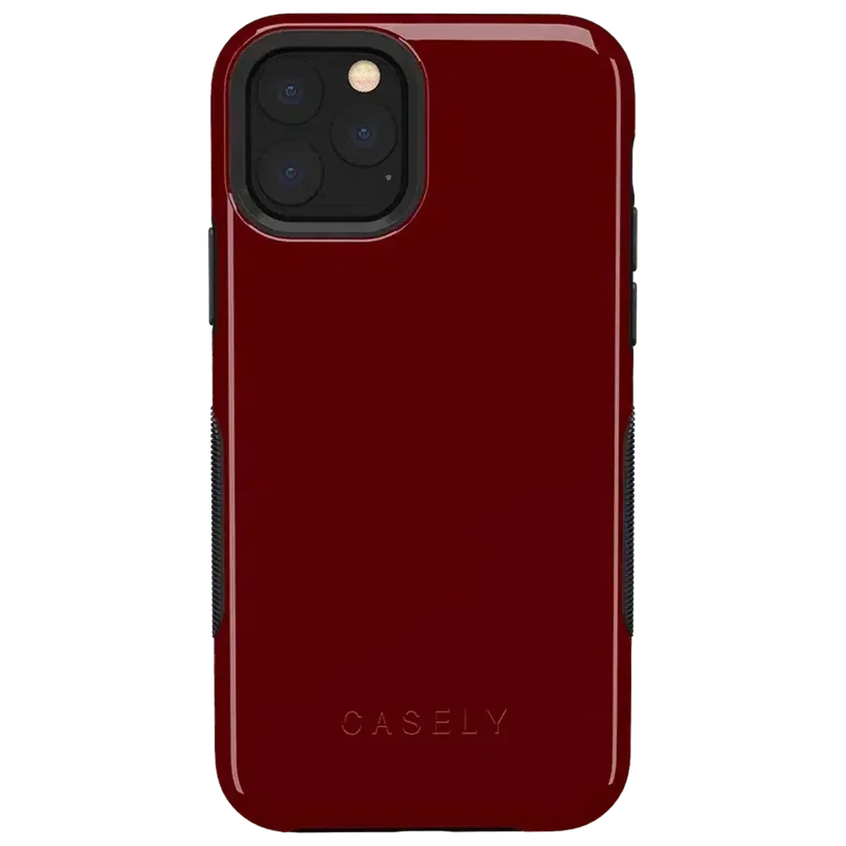 Burgundy Red on Black | Ultra-Protective Bold Case