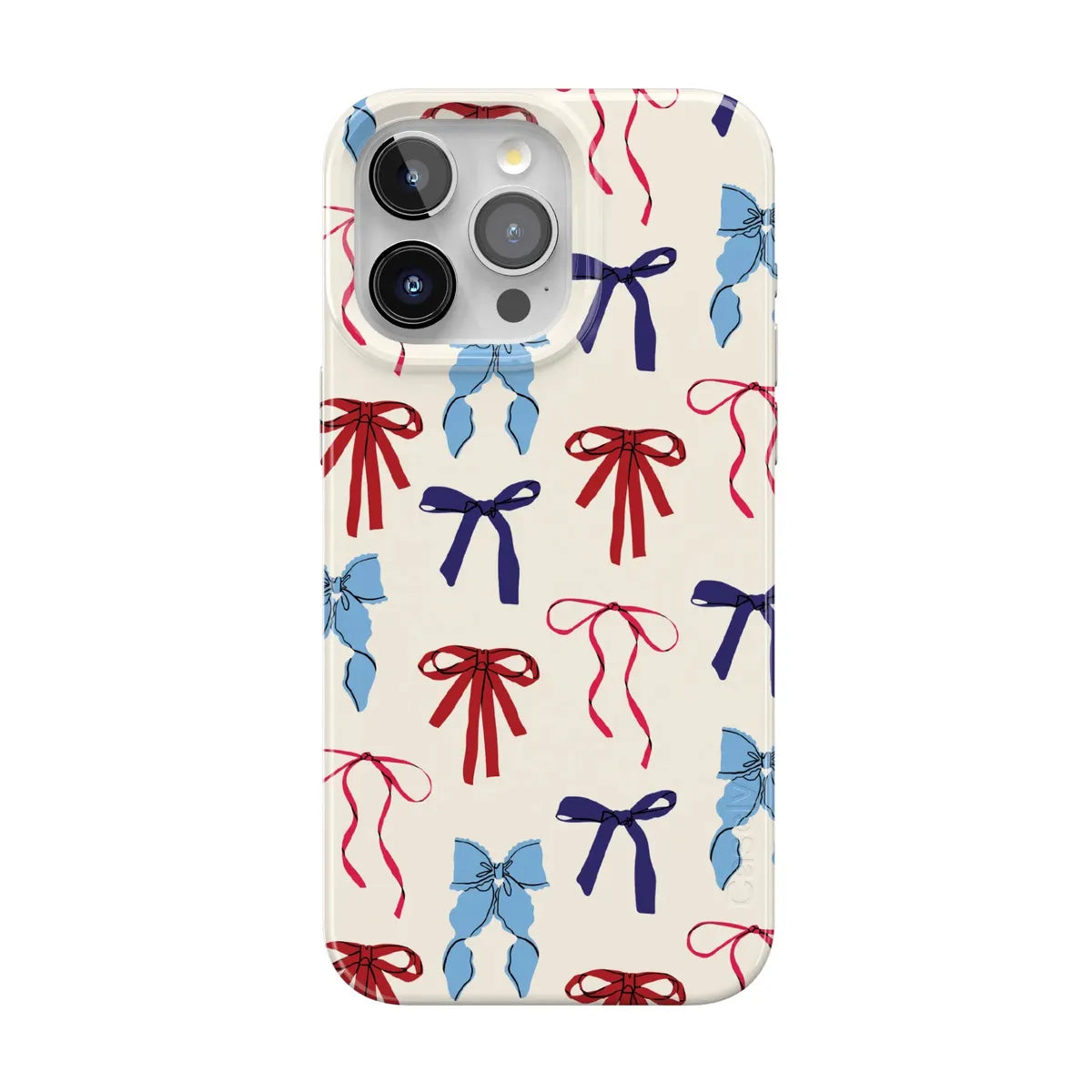 American Girlie | Red White & Blue Bows Case