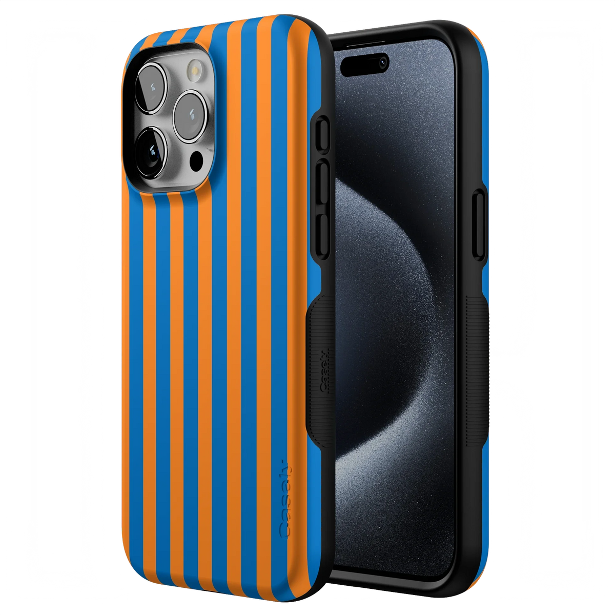 Go New York | Blue & Orange Stripes Case