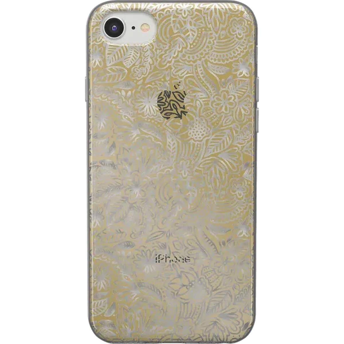 Floral Mandala | Rose Gold Clear Case