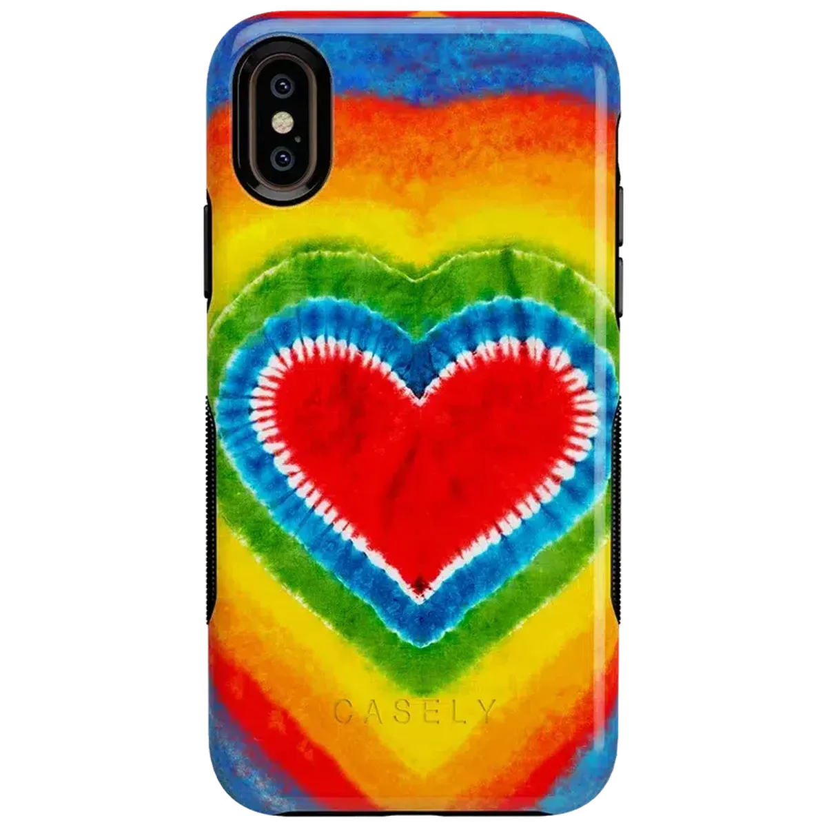 I Heart Tie Dye | Rainbow Heart Case