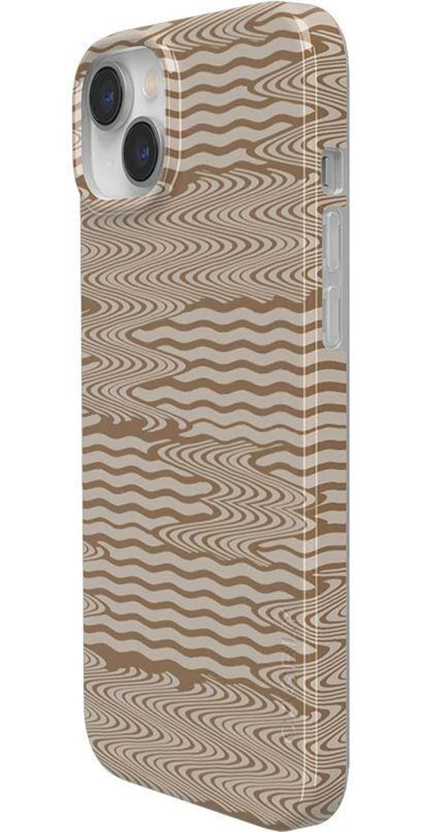Mocha Ripple | Brown Waves Case