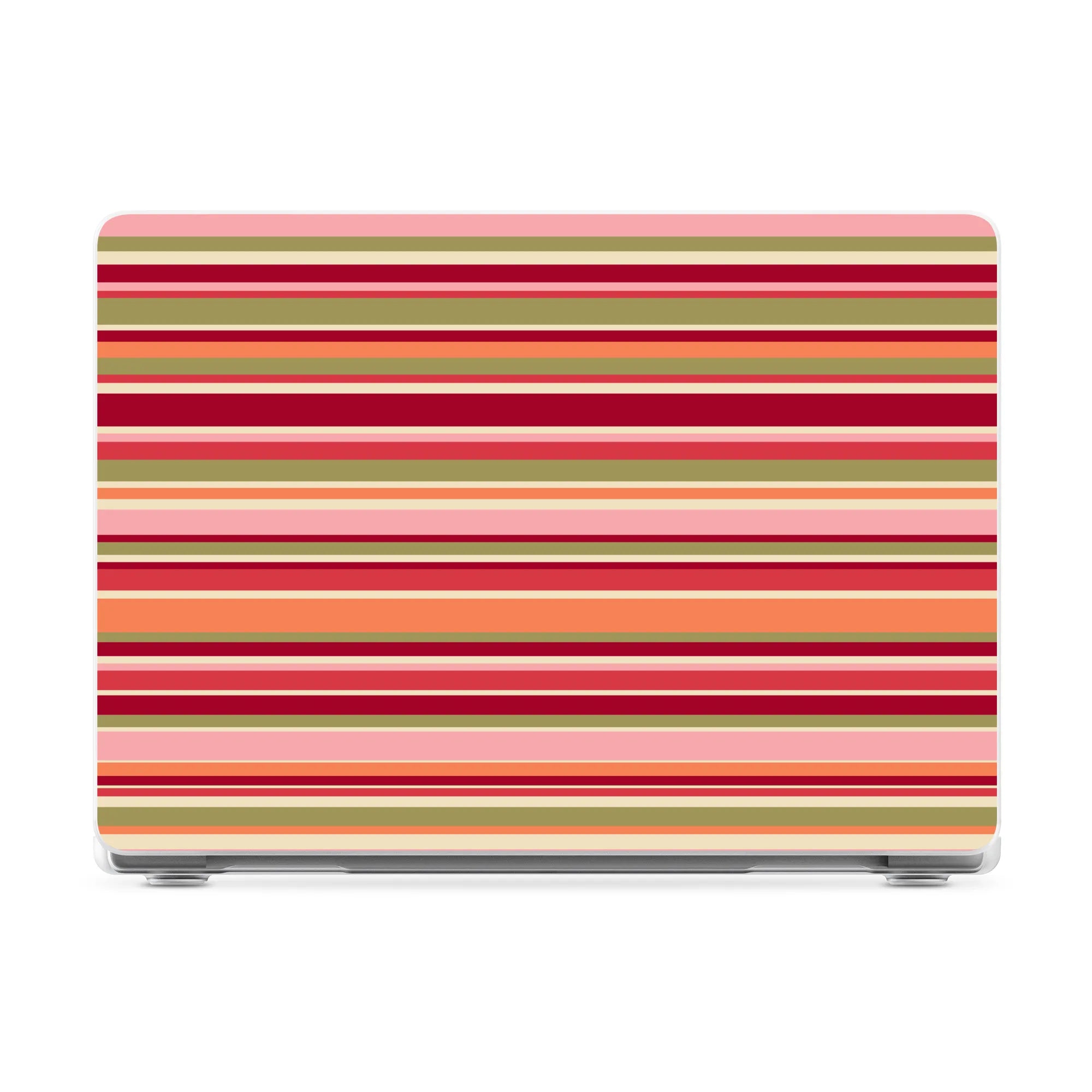 Citrus Stripes | Poolside Print Laptop Shell