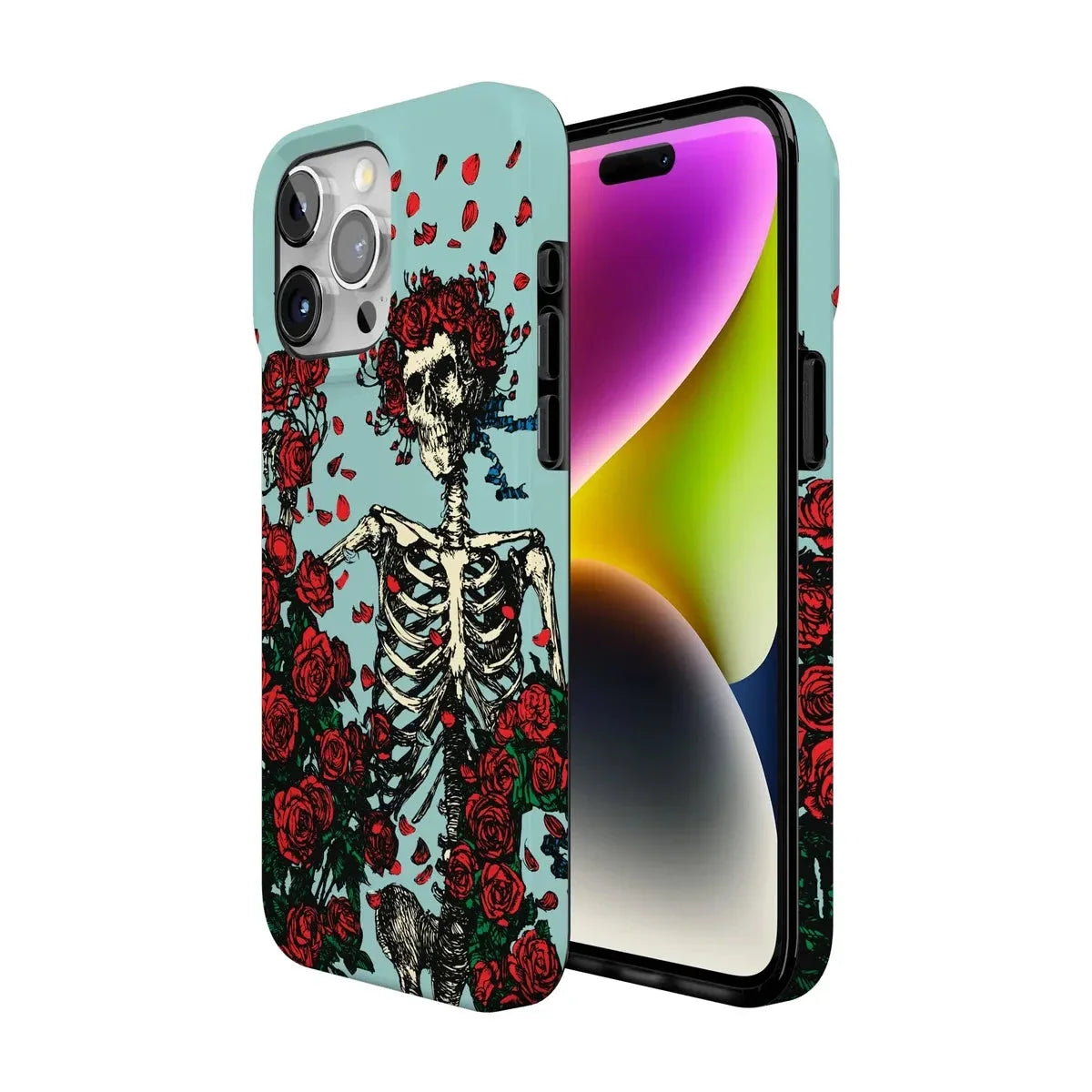 Forever Grateful | Grateful Dead Skeleton Floral Case