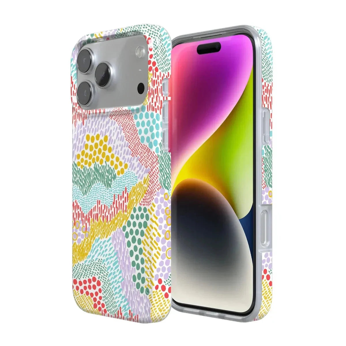 Color Me Happy | Pattern Colorblock Case
