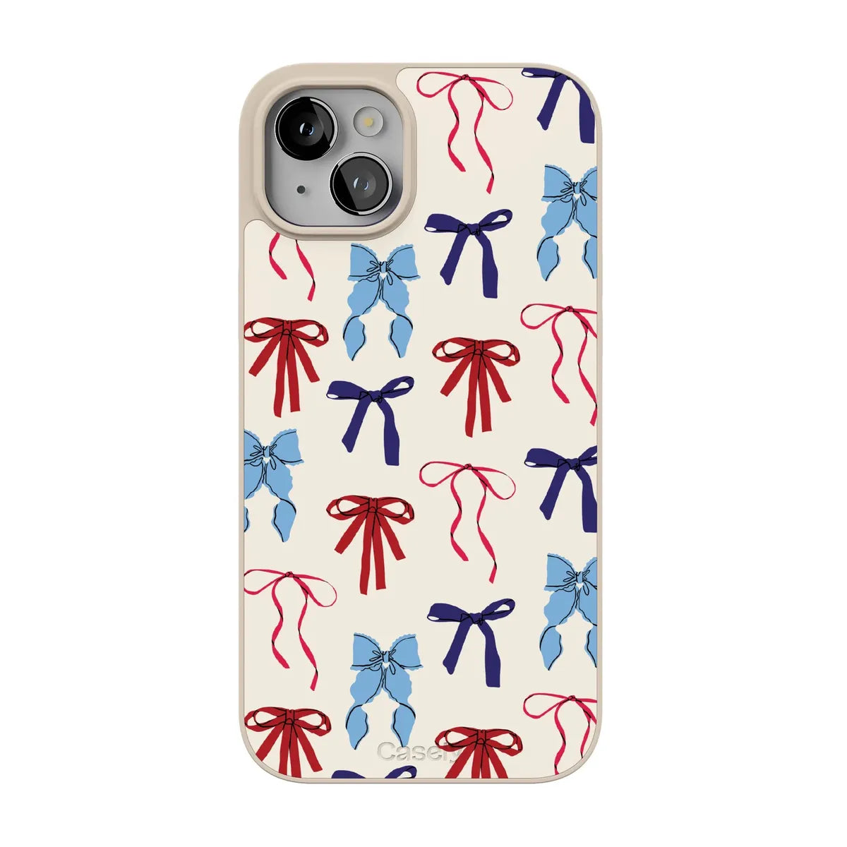 American Girlie | Red White & Blue Bows Case