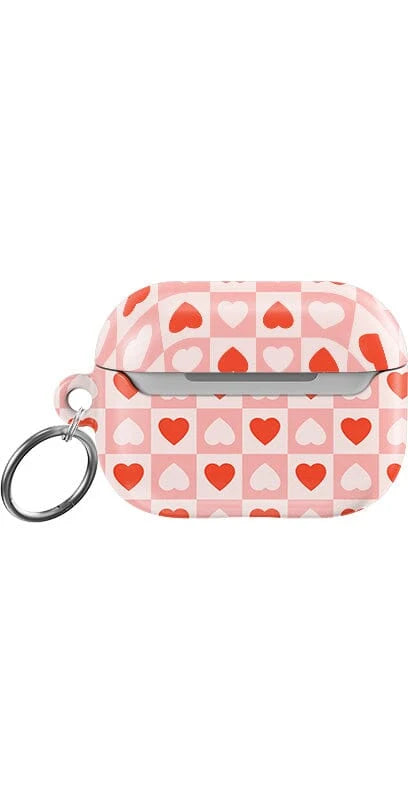 King of My Heart | Checkered Hearts AirPods Case