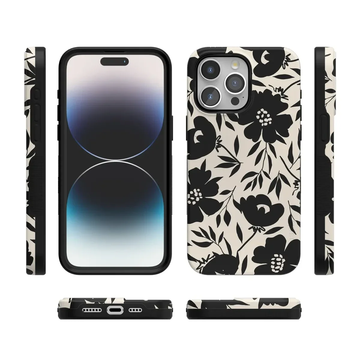 Dark Fantasy | Contrast Floral Case