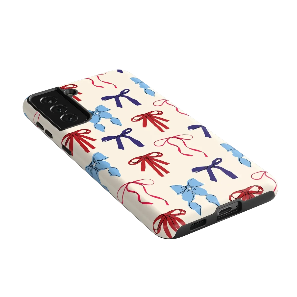 American Girlie | Red White & Blue Bows Case