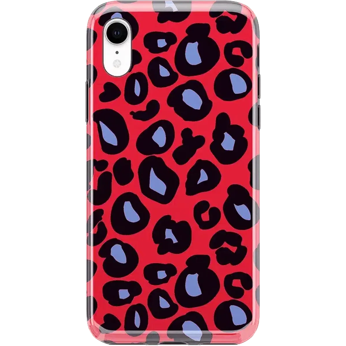Into the Wild | Red & Blue Leopard Print Case