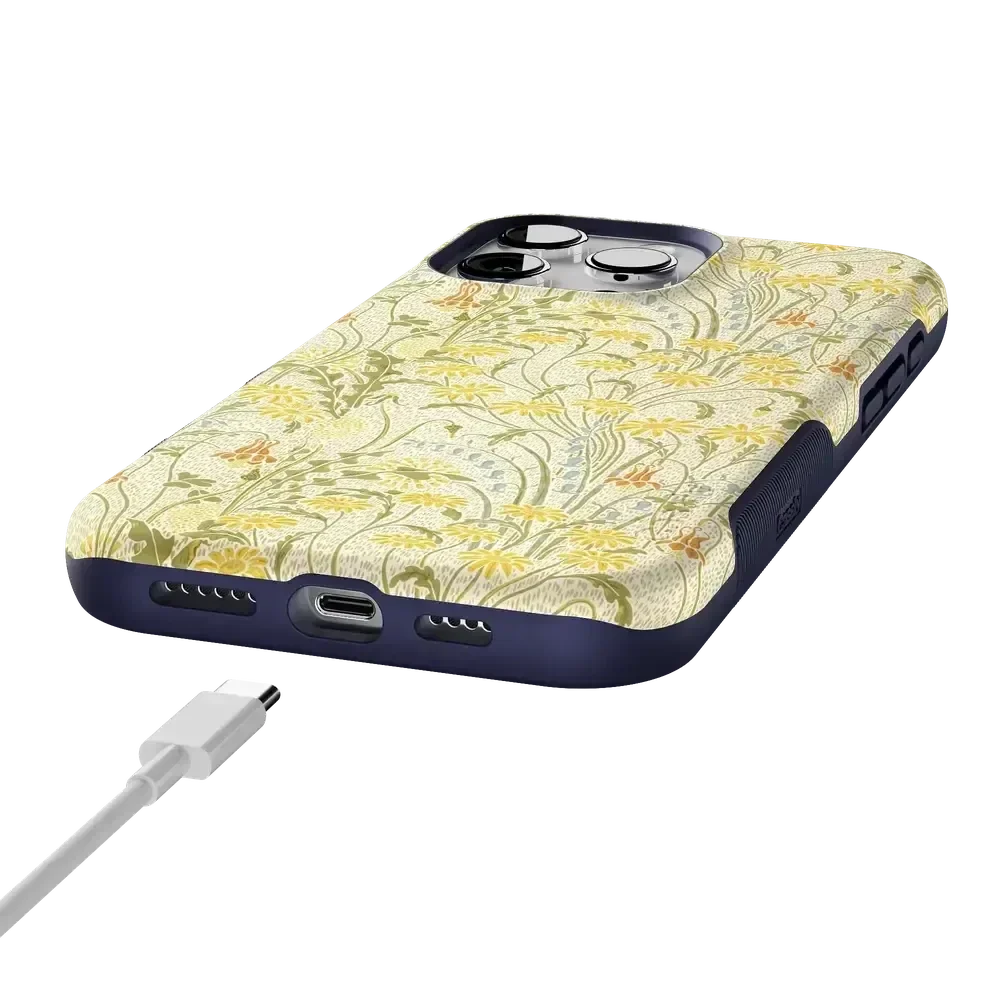 Boho Blooms | Golden Floral Case