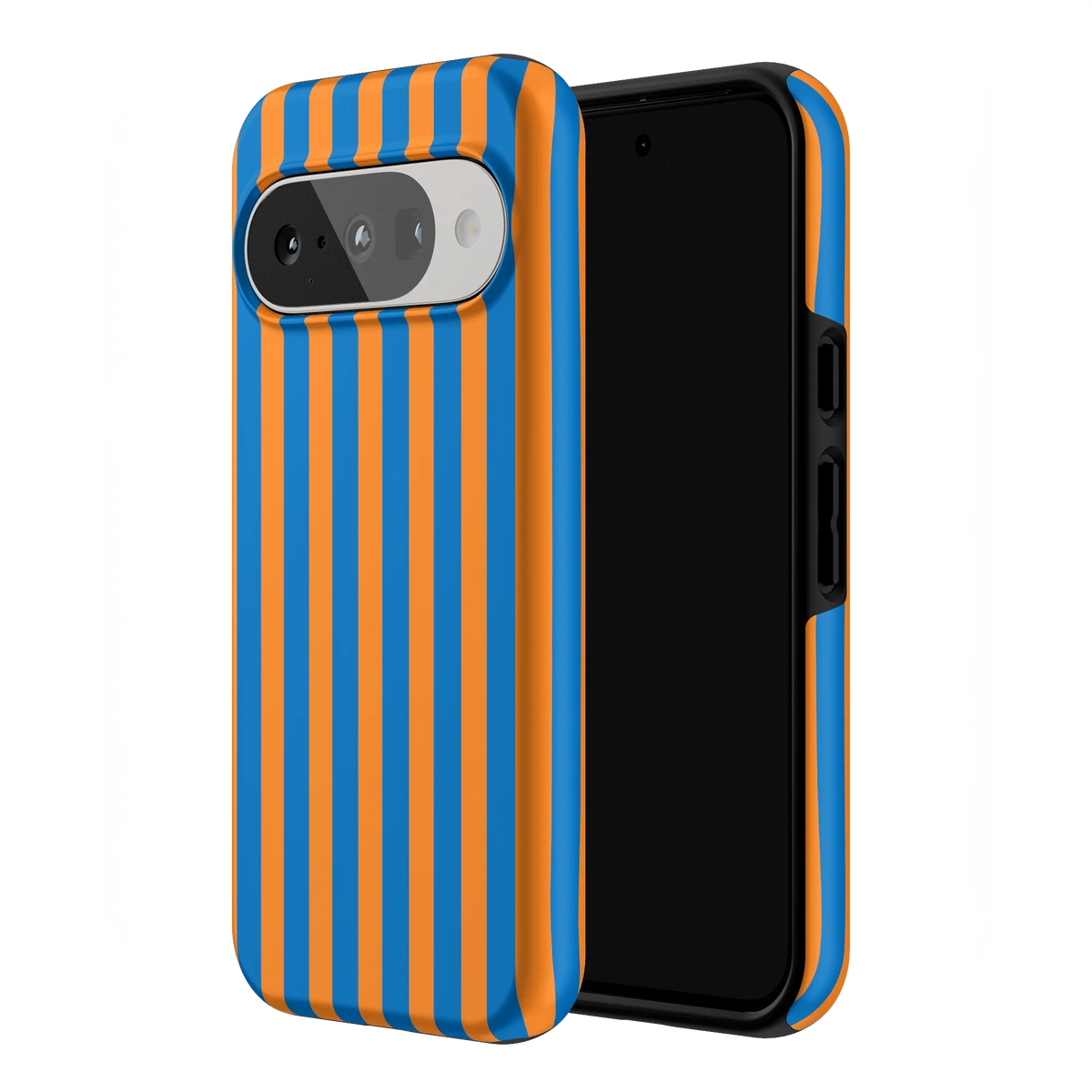 Go New York | Blue & Orange Stripes Case