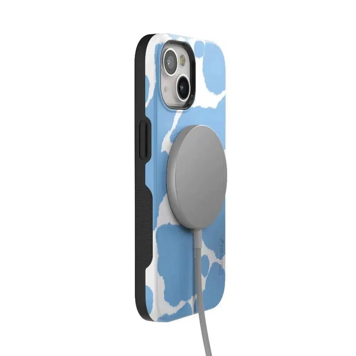 Current MOOd | Light Blue Cow Print Case
