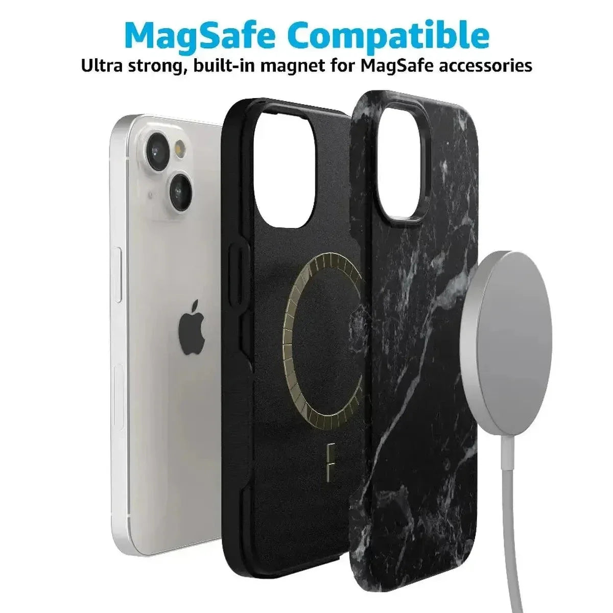 Black Pearl | Classic Black Marble Case