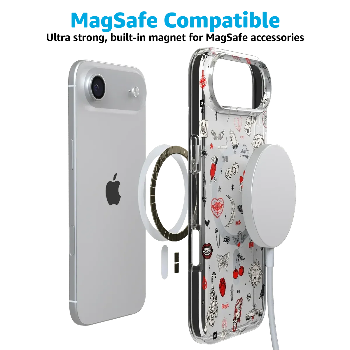 Not a Phase | Clear Flash Tattoo Case