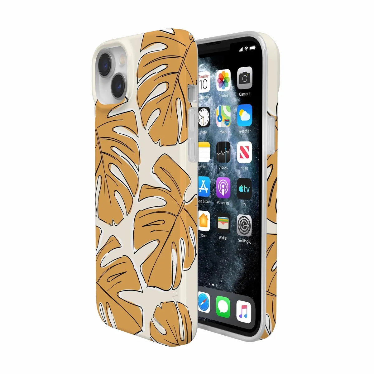 Island Time | Tropical Leaves Floral Case