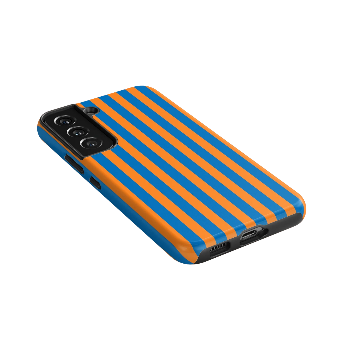 Go New York | Blue & Orange Stripes Case