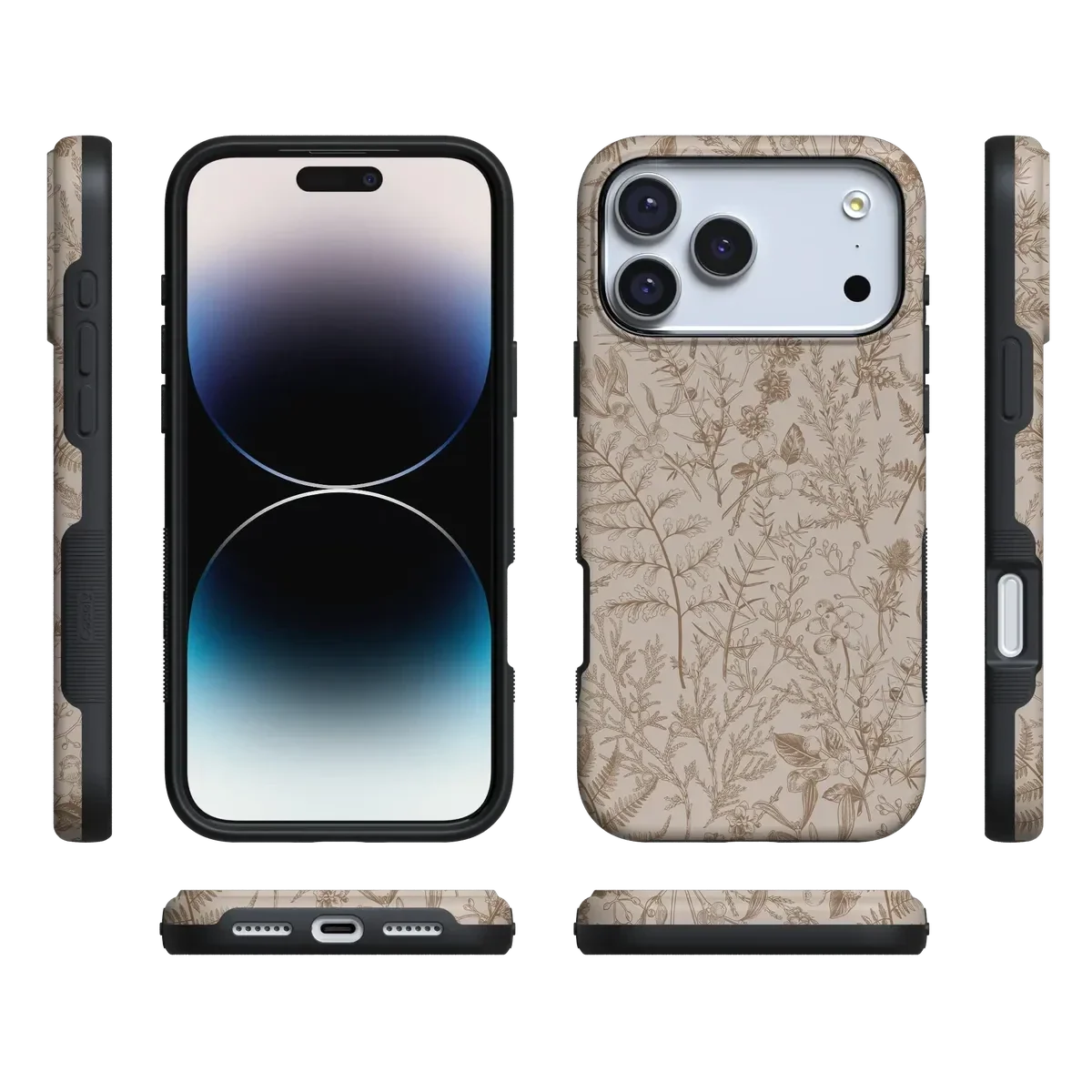 Beige Garden | Neutral Floral Case