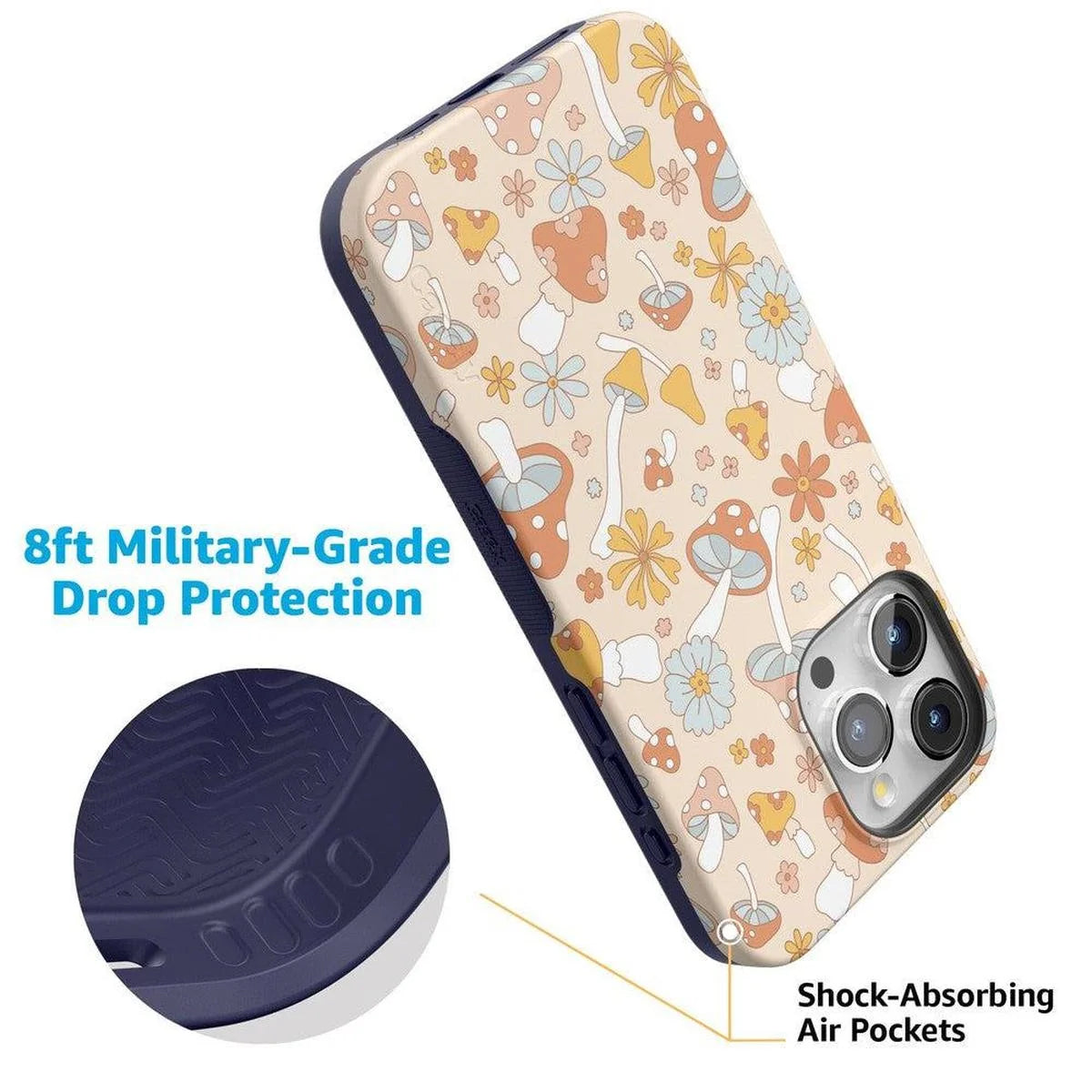 Mushroom Magic | Retro Floral Case