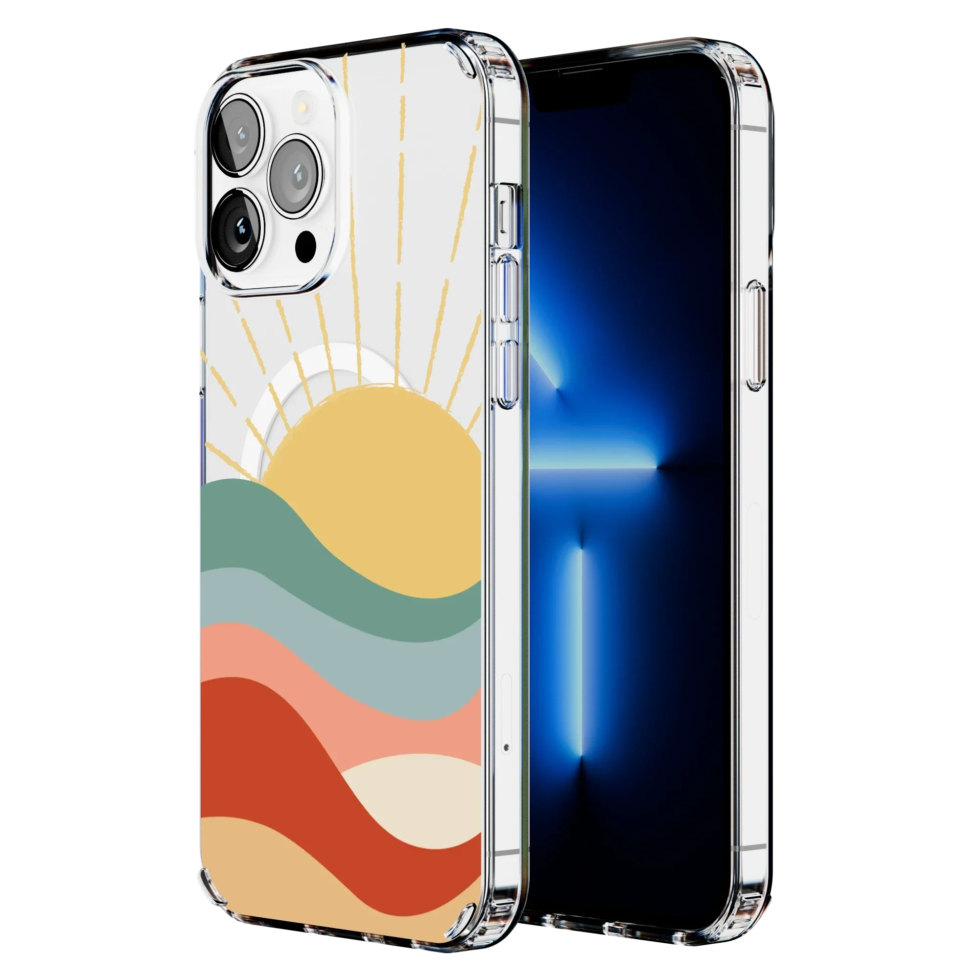Here Comes the Sun | Colorblock Sunset Case