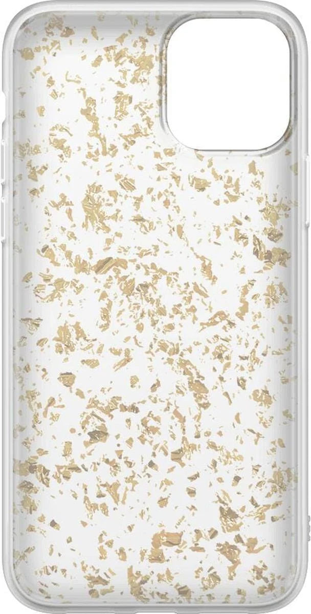 Morning Sparkle | Rose and Gold Flaked Clear Case