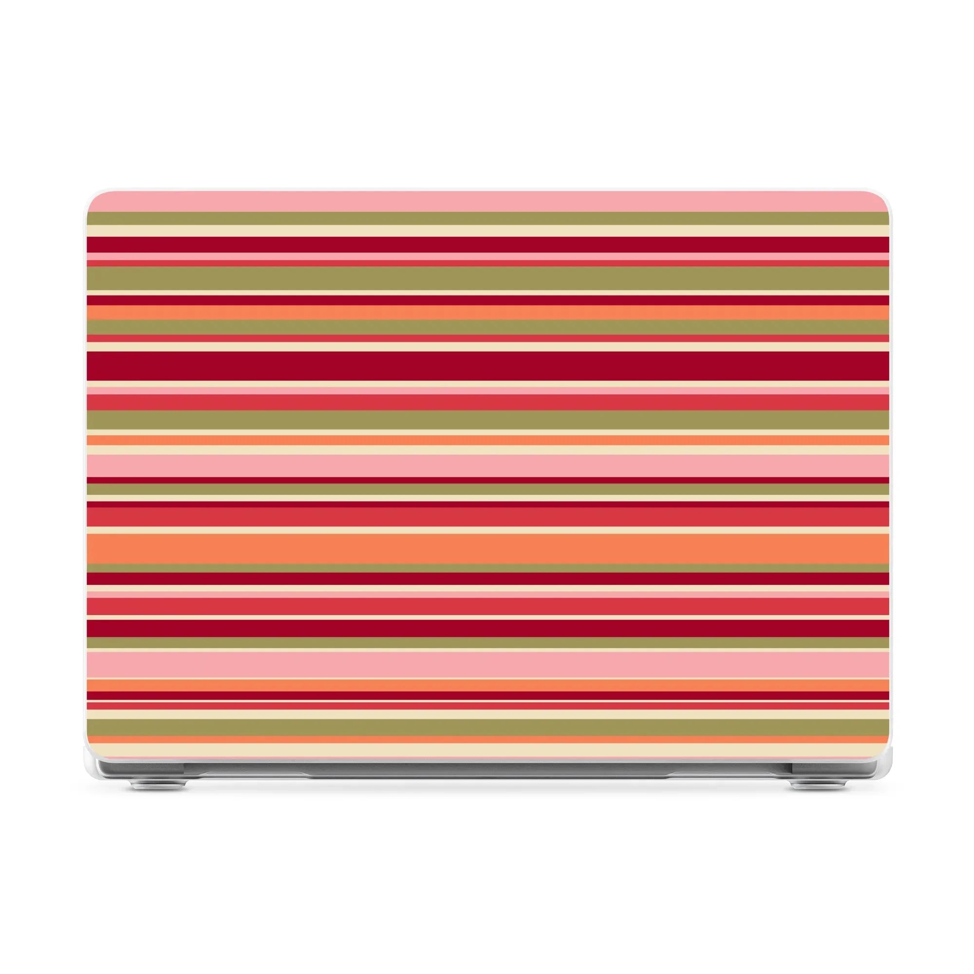 Citrus Stripes | Poolside Print Laptop Shell