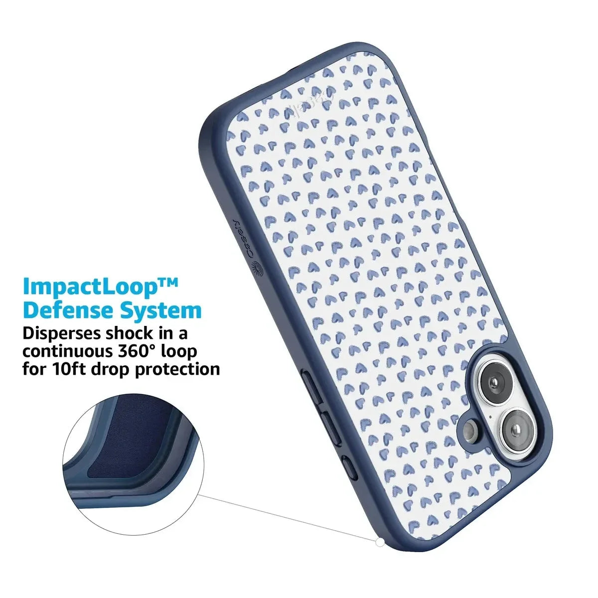 Lovebug | Blue Hearts Case