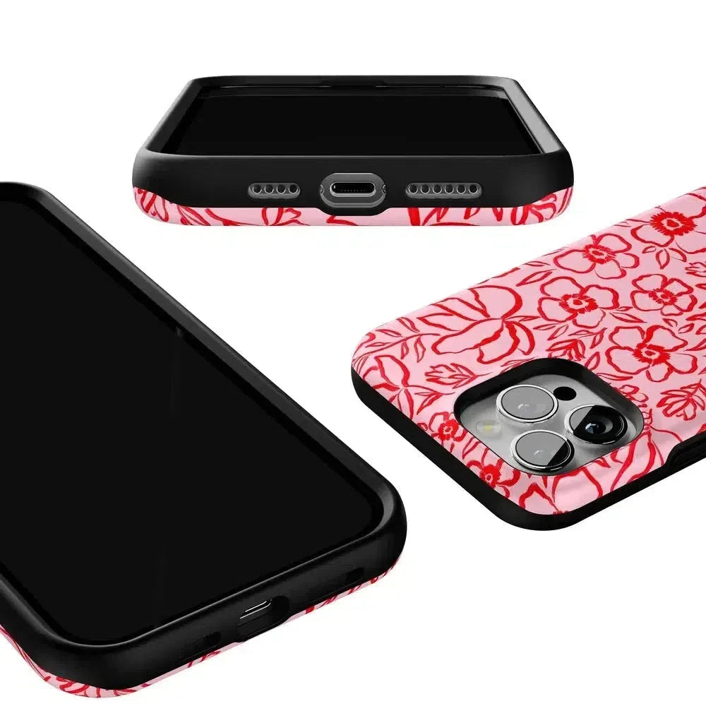 Blush Garden | Floral Doodle Case