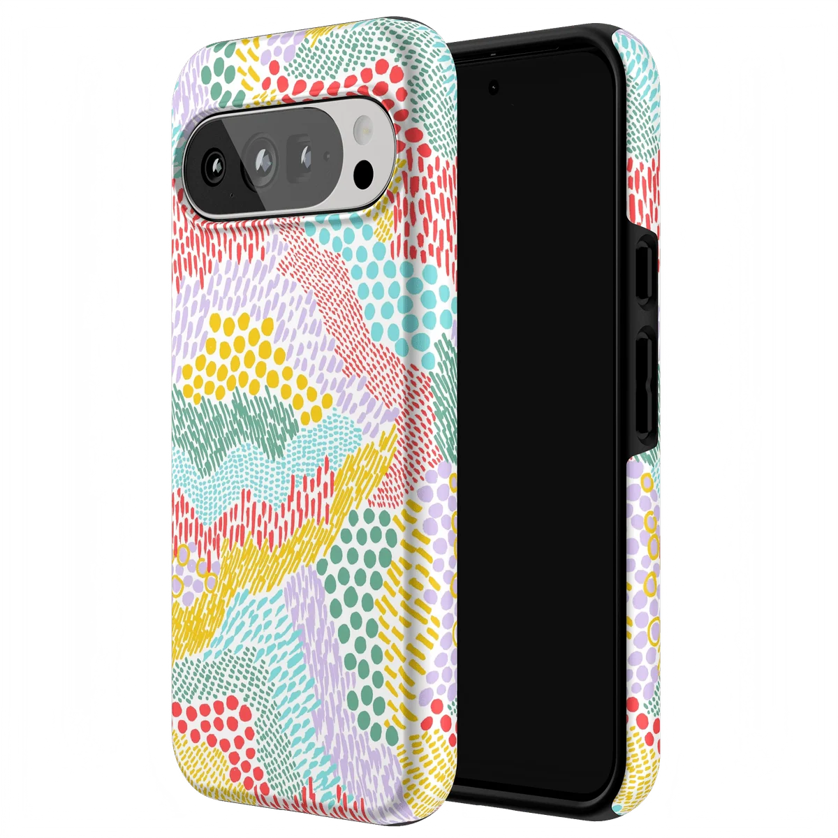 Color Me Happy | Pattern Colorblock Case