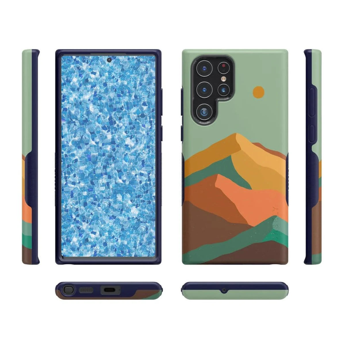 Endless Peaks | Colorblock Mountain Samsung Case