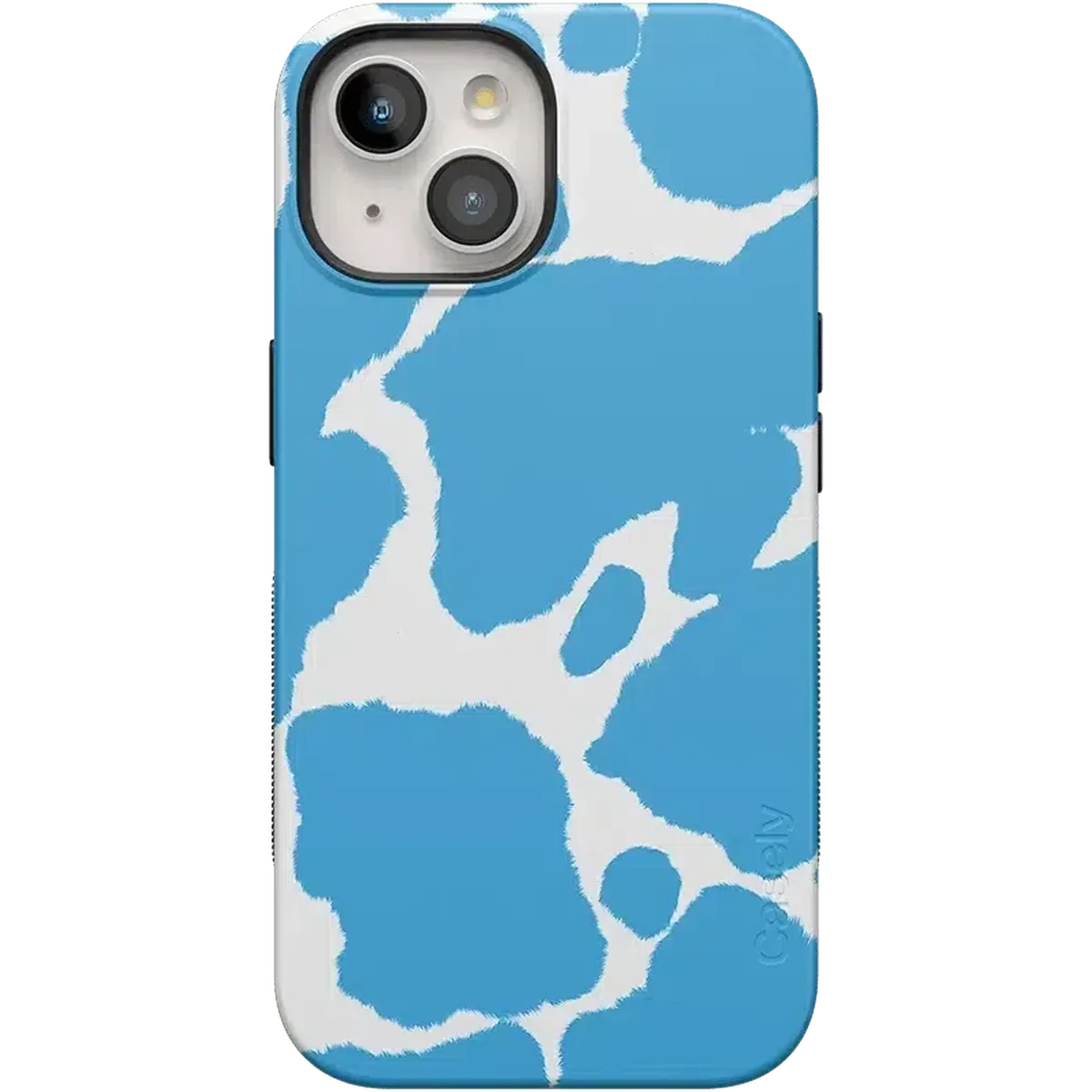 Current MOOd | Light Blue Cow Print Case