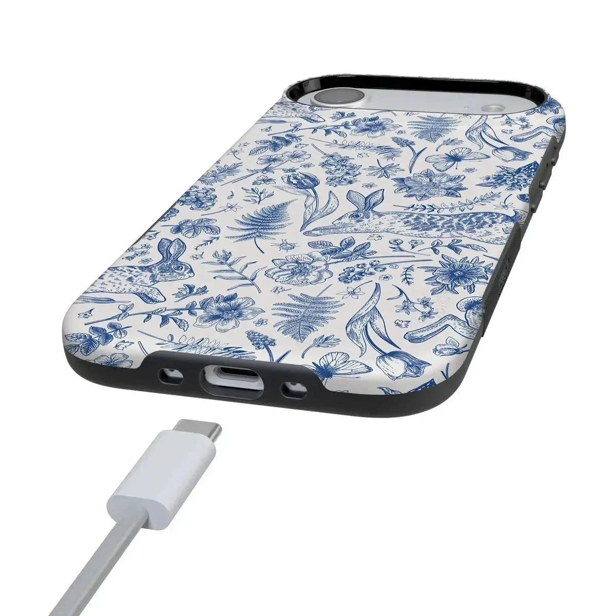 Hop & Bloom | Bunny Toile Case