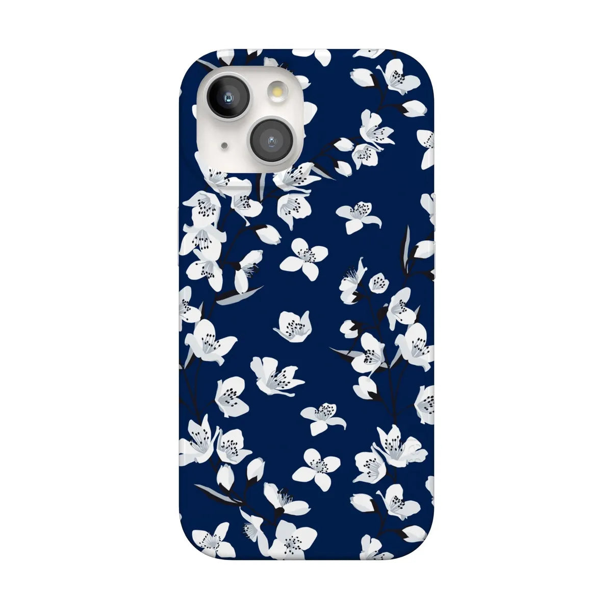 Floral Forest | Navy Cherry Blossom Floral Case