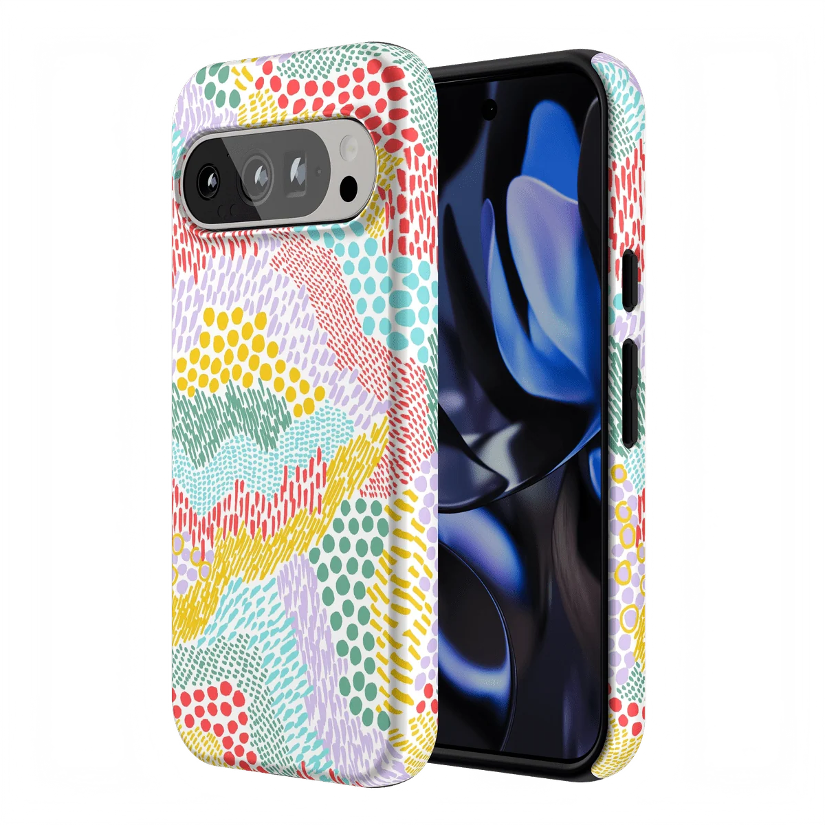 Color Me Happy | Pattern Colorblock Case