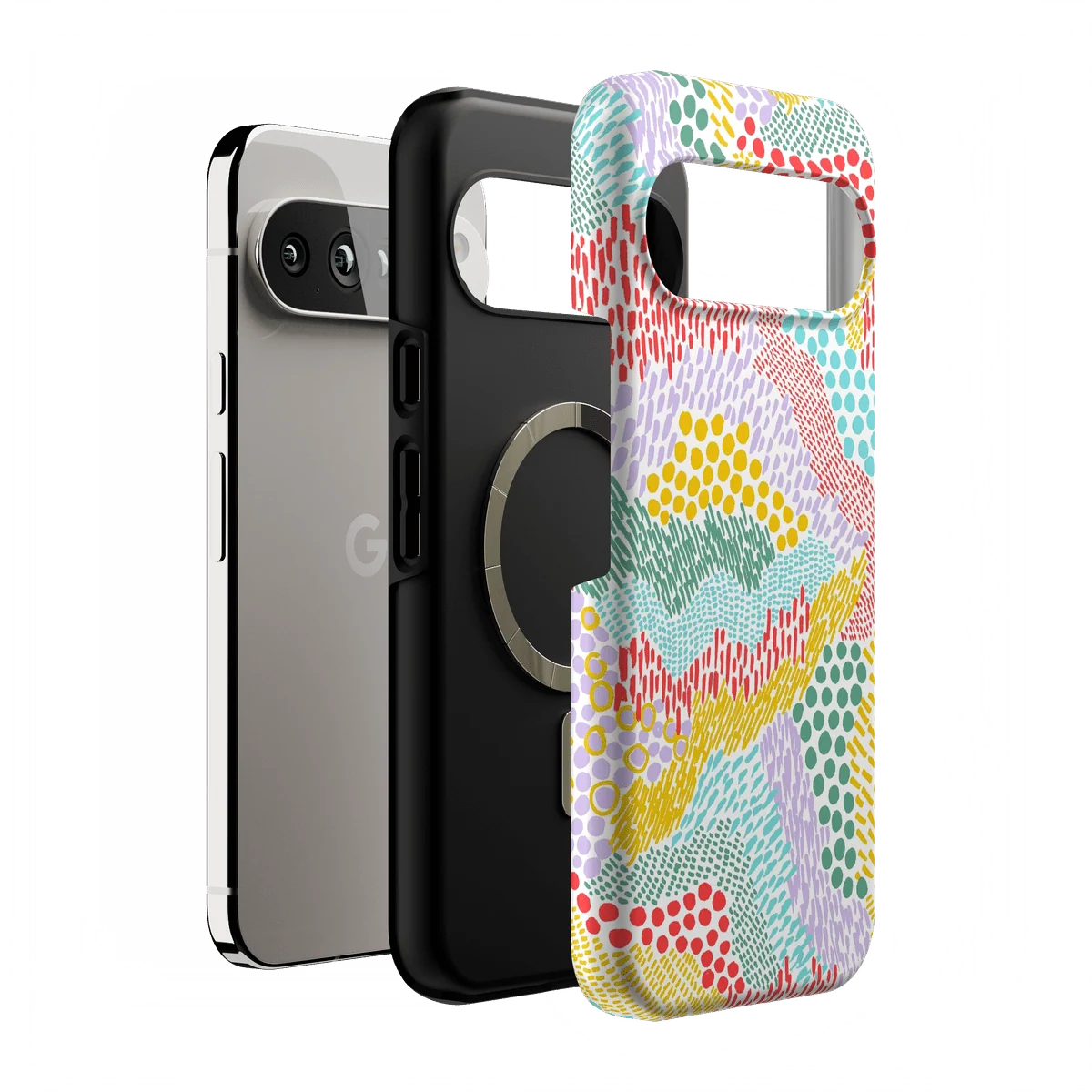 Color Me Happy | Pattern Colorblock Case