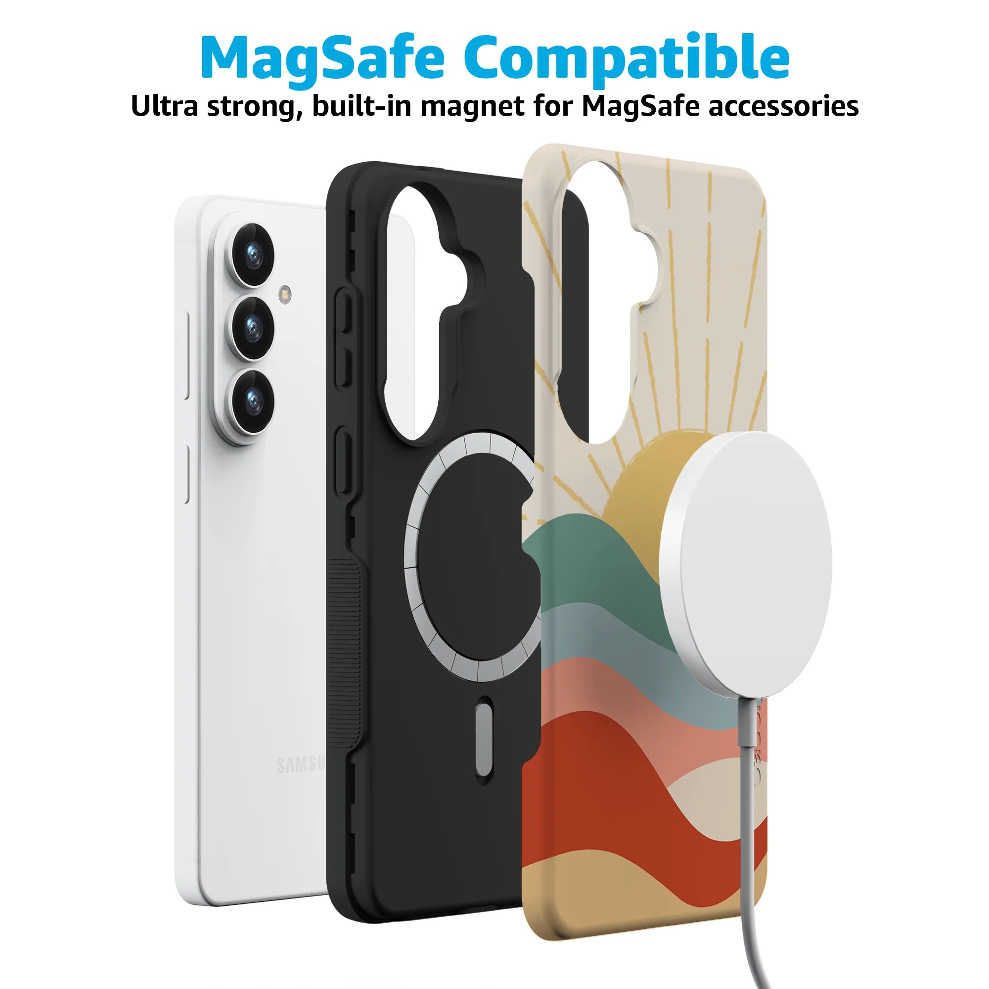 Here Comes the Sun | Colorblock Sunset Samsung Case
