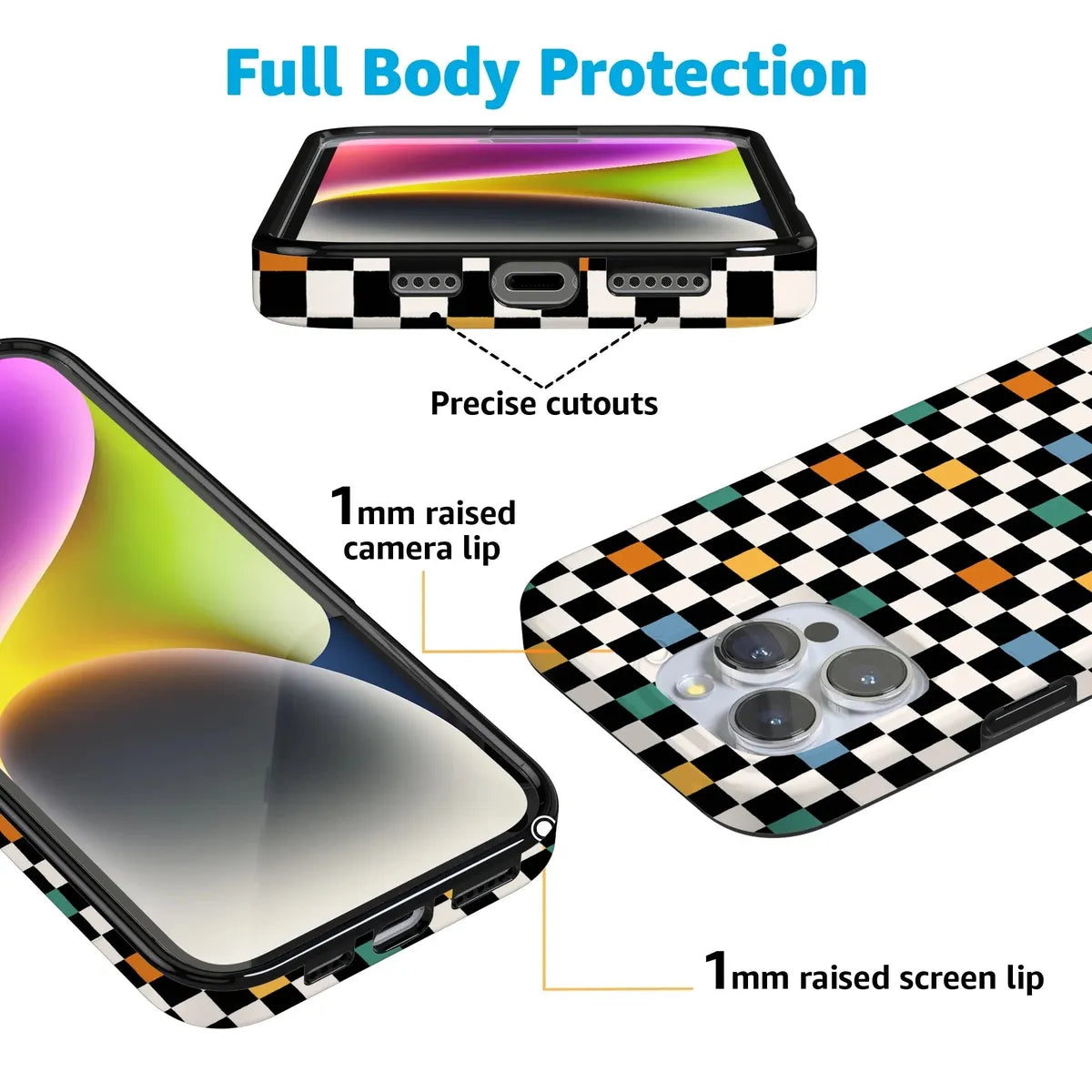 Old Skool | Retro Checkerboard Case