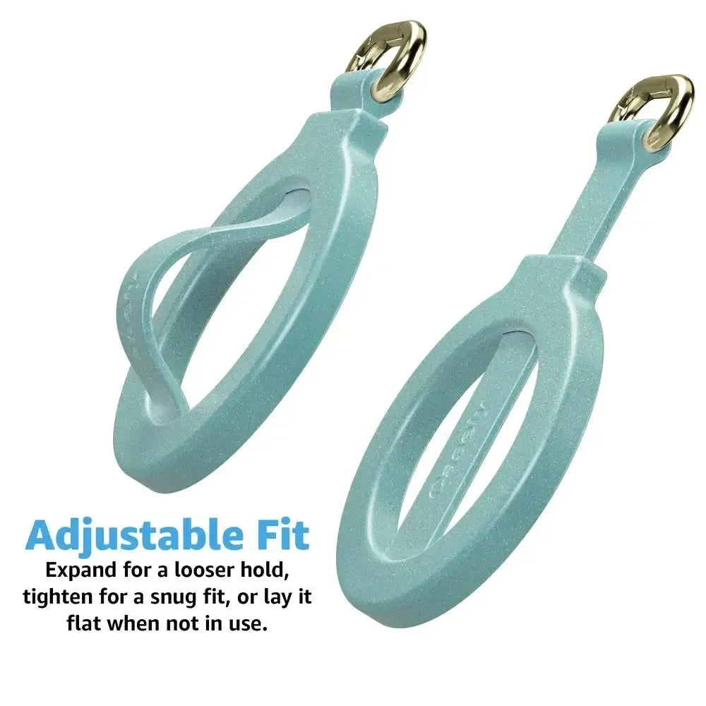 Aquamarine | Ocean Blue Shimmer MagRing+ with Keychain