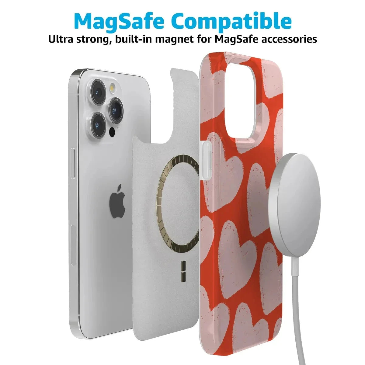 Love You More | Heart Doodle Case