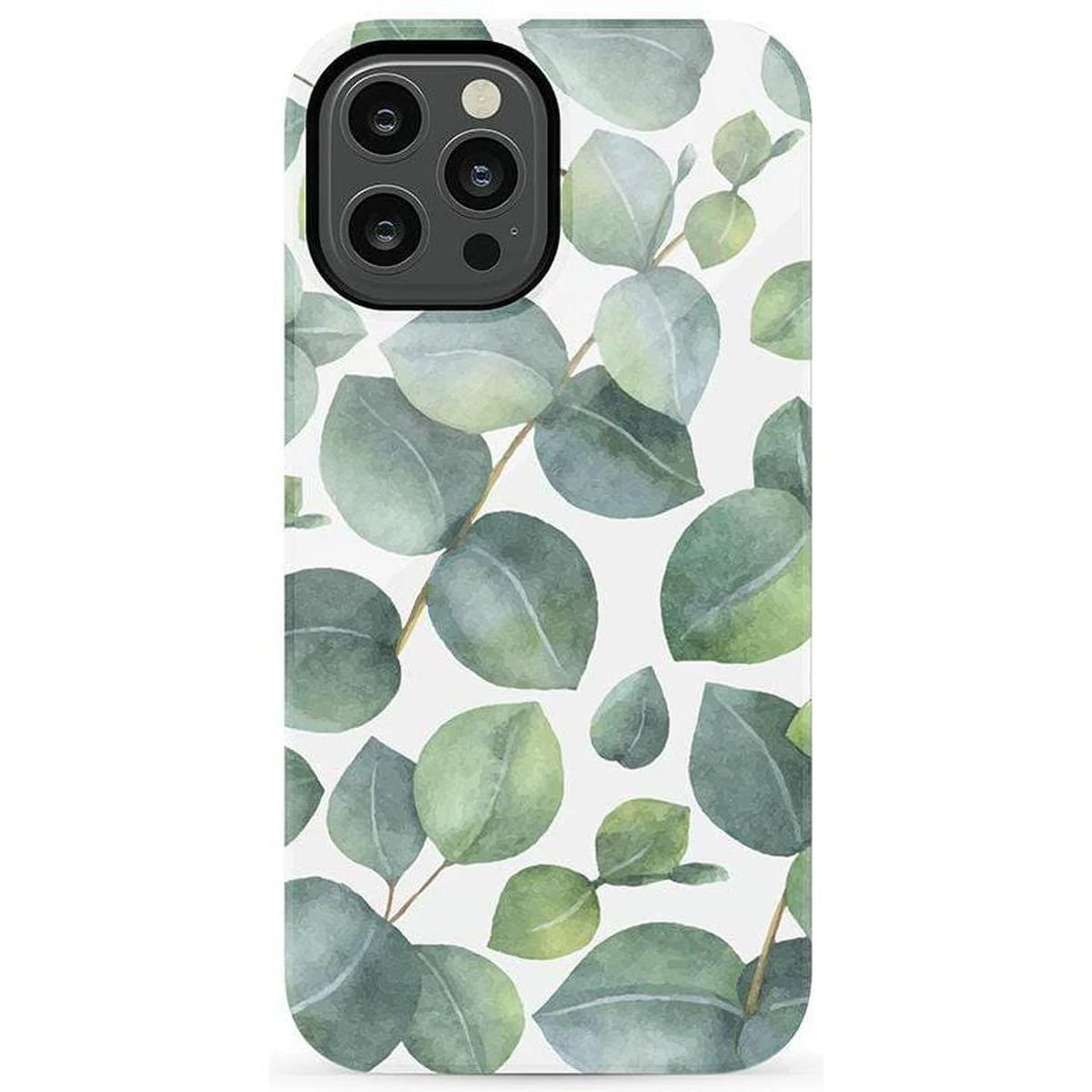 Leaf Me Alone | Green Floral Print Case
