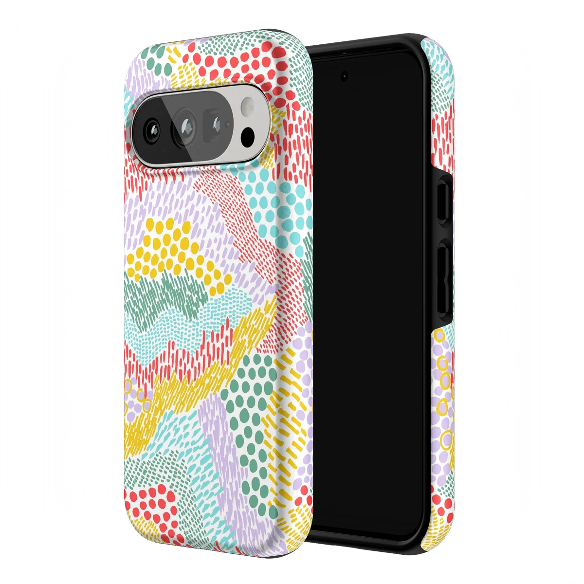 Color Me Happy | Pattern Colorblock Case