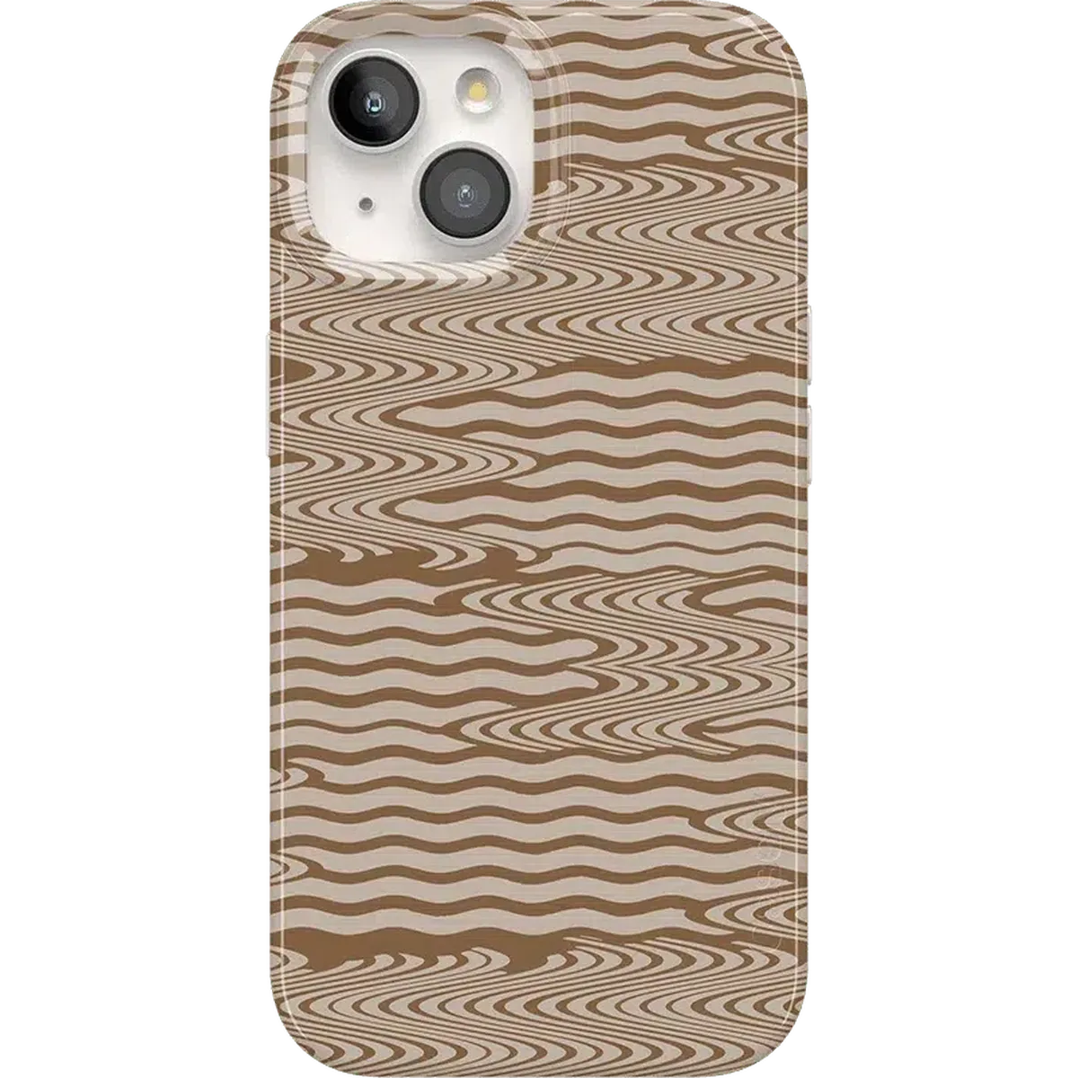 Mocha Ripple | Brown Waves Case