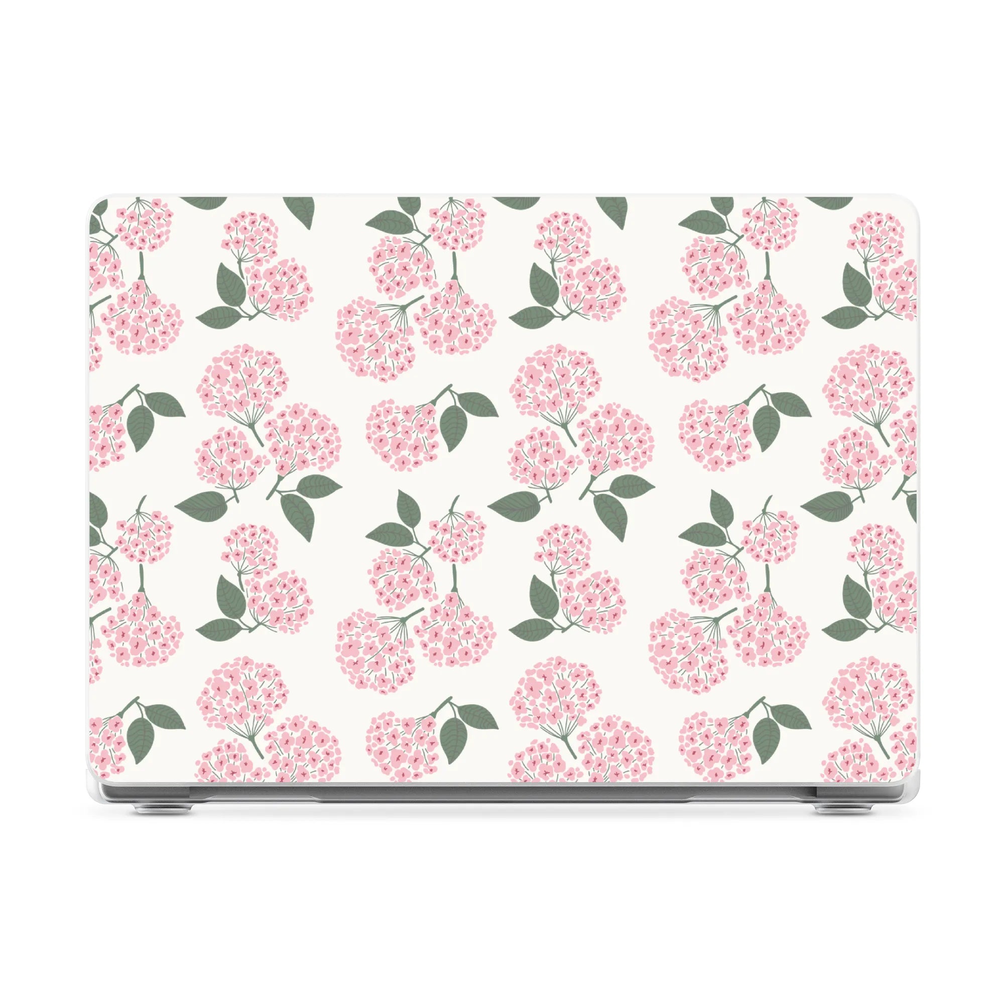 Nantucket Cottage | Pink Hydrangea Laptop Shell