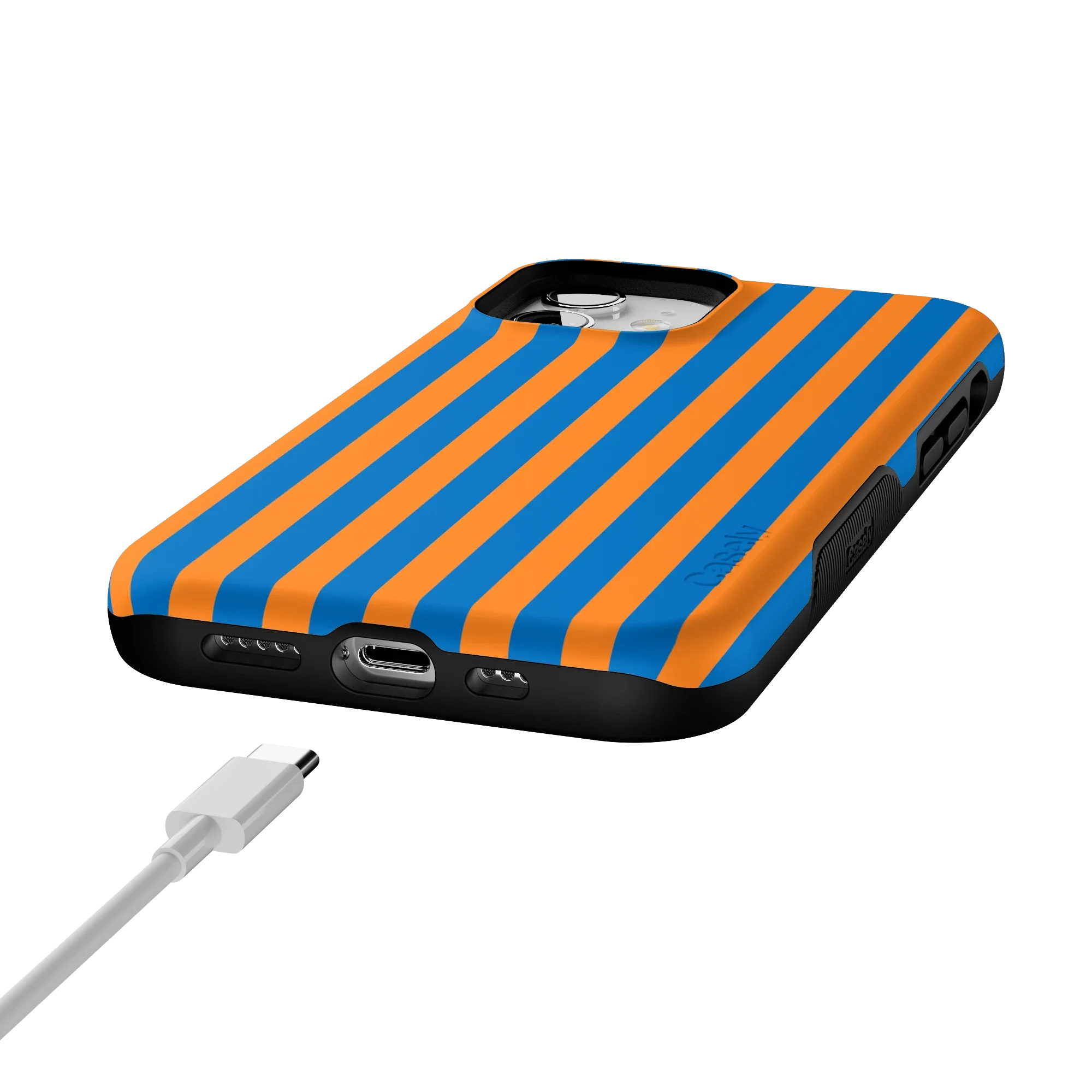 Go New York | Blue & Orange Stripes Case