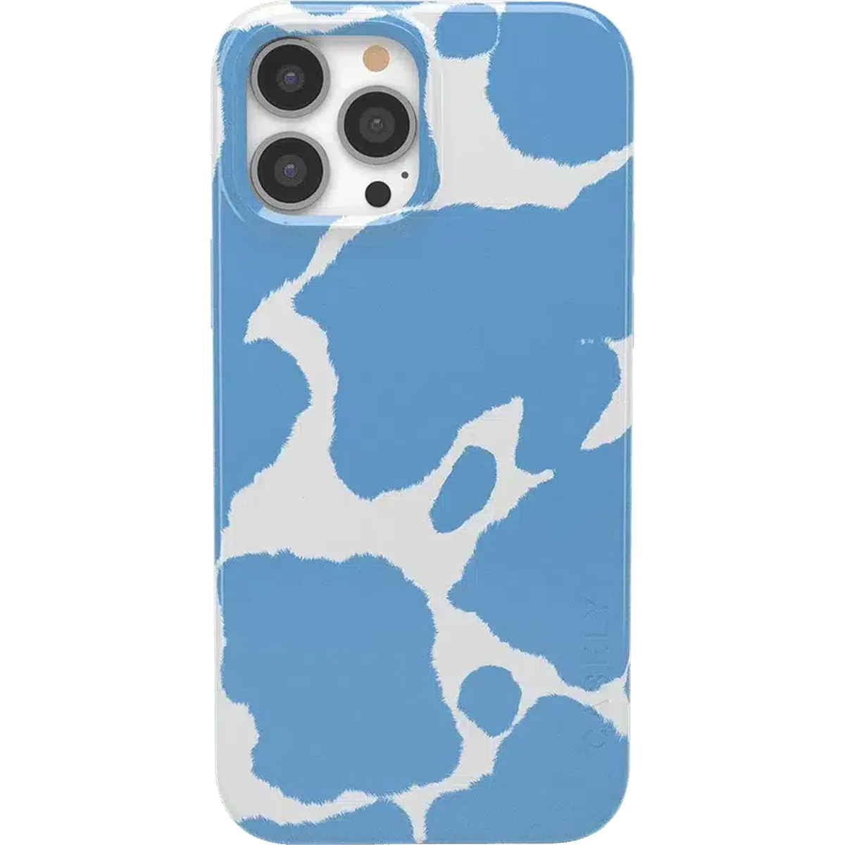 Current MOOd | Light Blue Cow Print Case